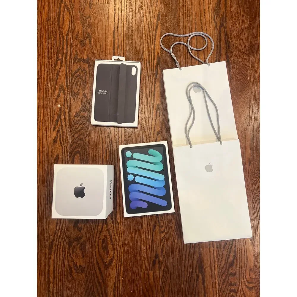 Empty Apple Packaging Lot Mac Mini Box iPad Mini Box Smart Folio Bag ONLY